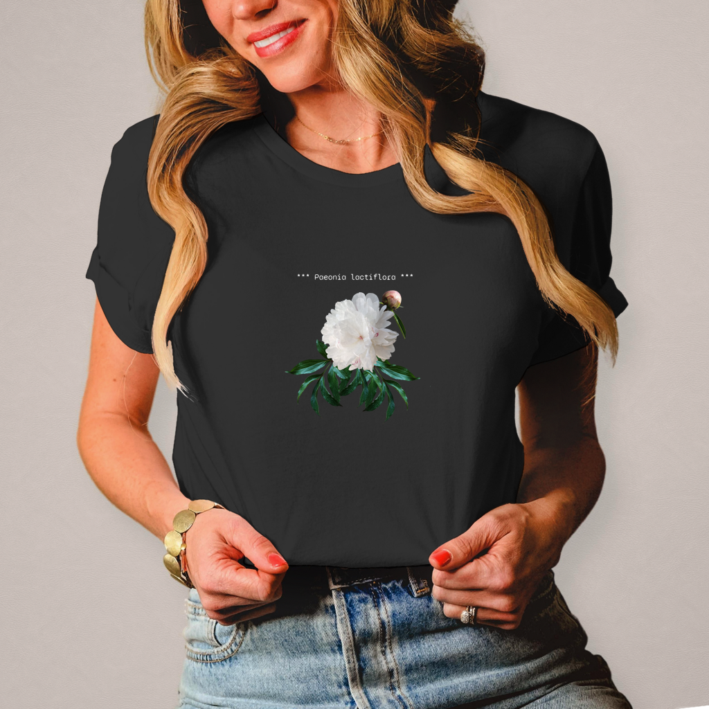 Frauen T-Shirt "Pfingstrose"